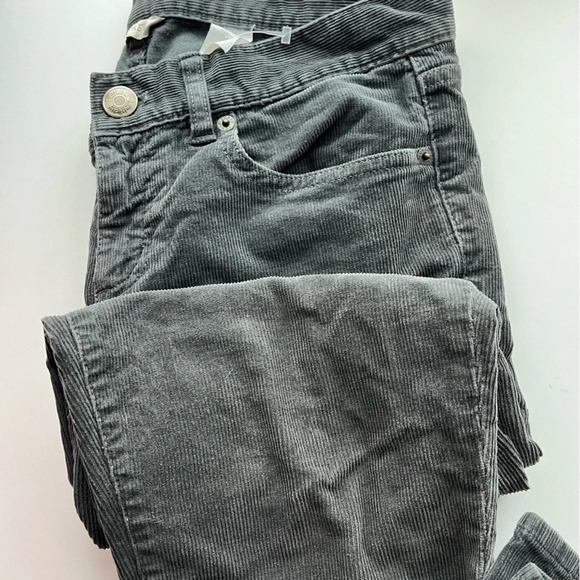 J. Crew • Grey Corduroy Skinny Pants - Picture 2 of 4